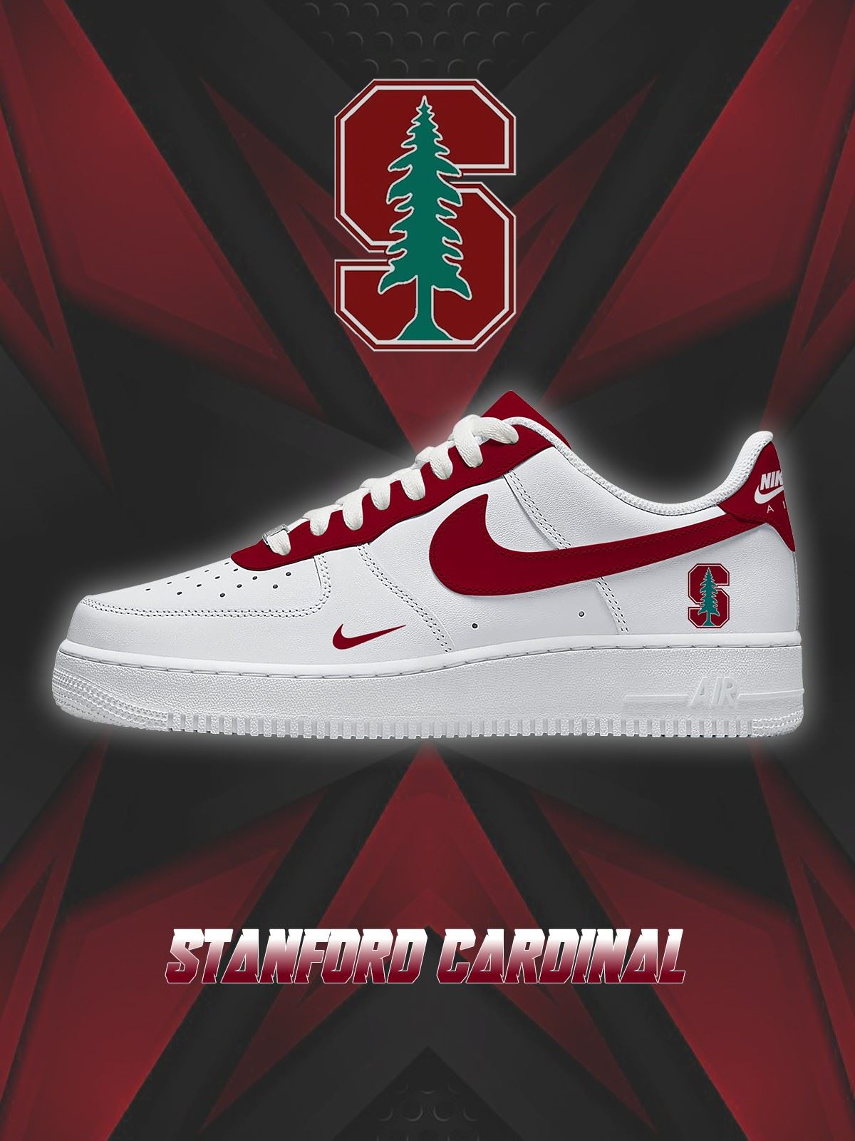 Stanford College Custom Sneakers