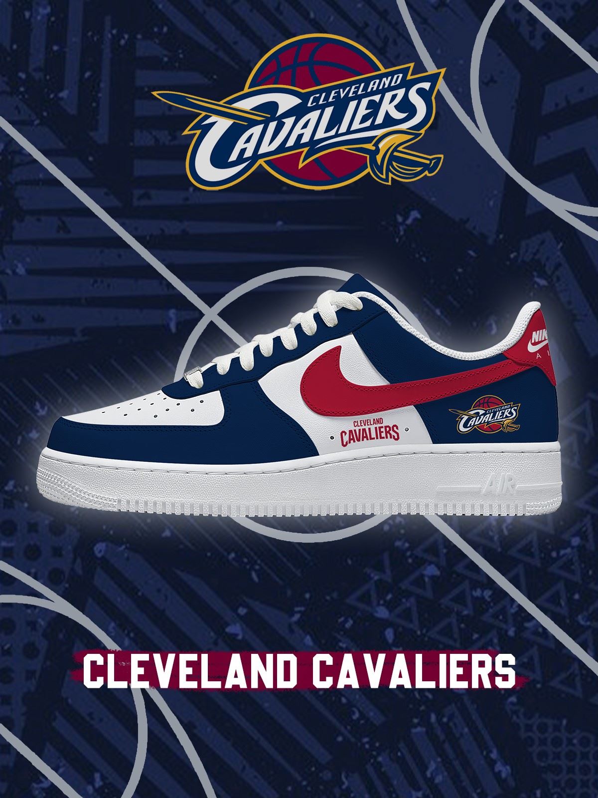 Baskets personnalisées de basketball de Cleveland