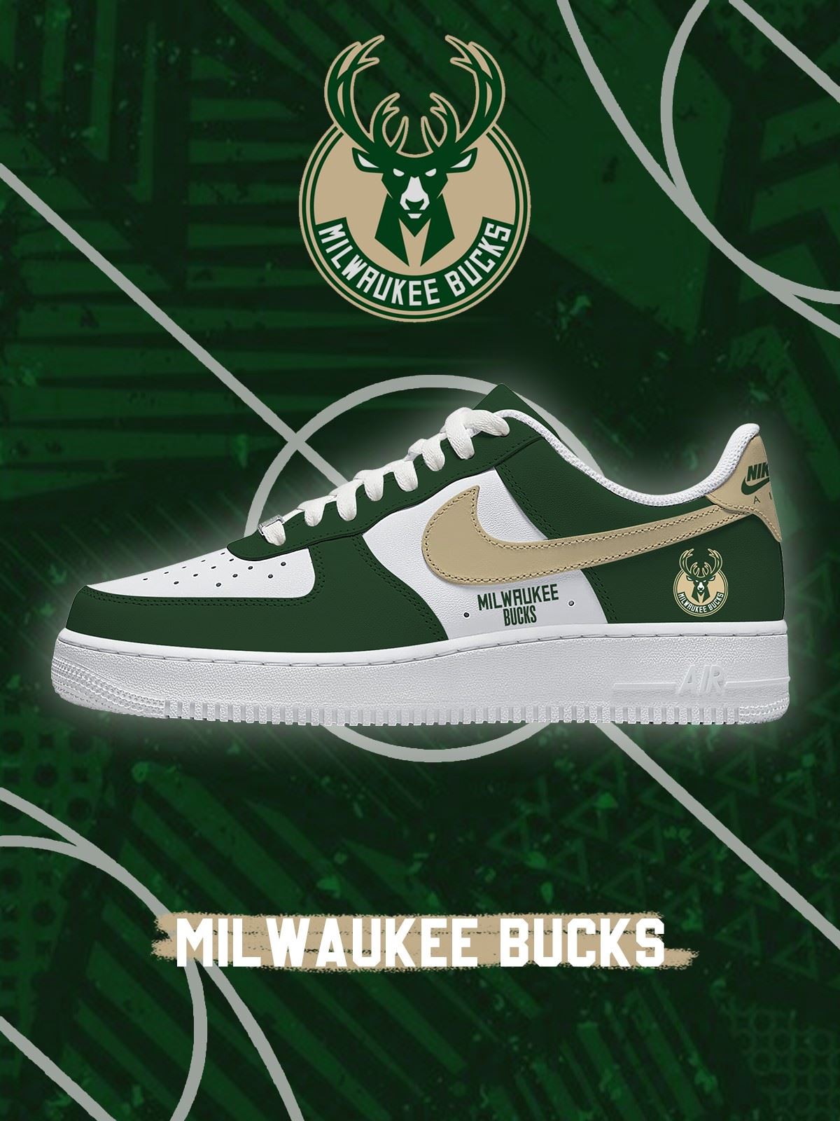 Milwaukee Basketball Custom Sneakers