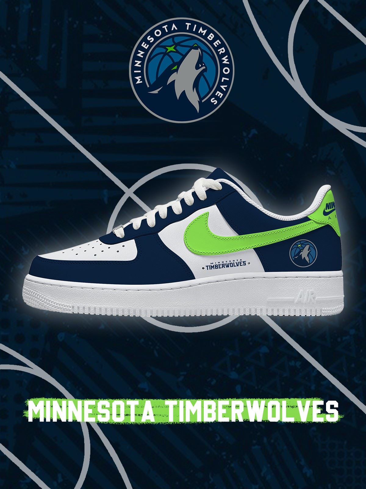 Minnesota Basketball Custom Sneakers