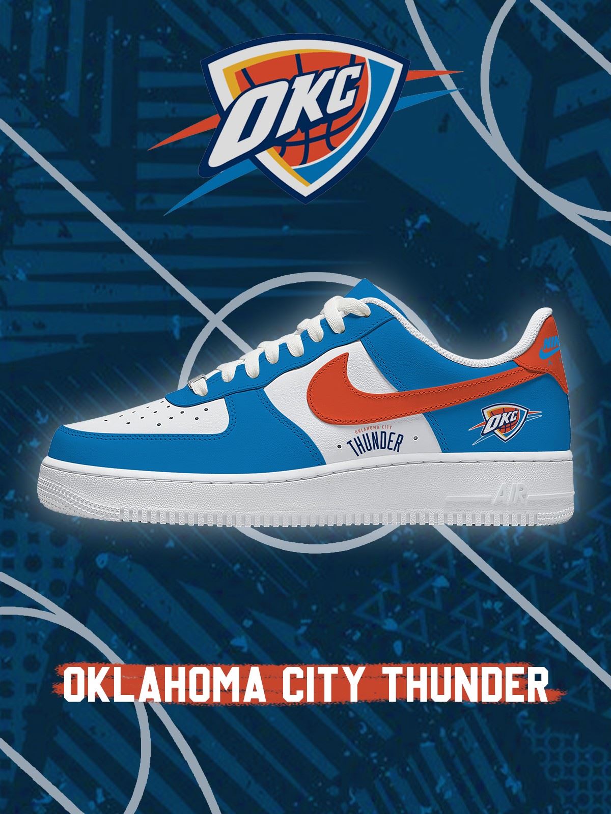 Zapatillas de baloncesto personalizadas de Oklahoma City