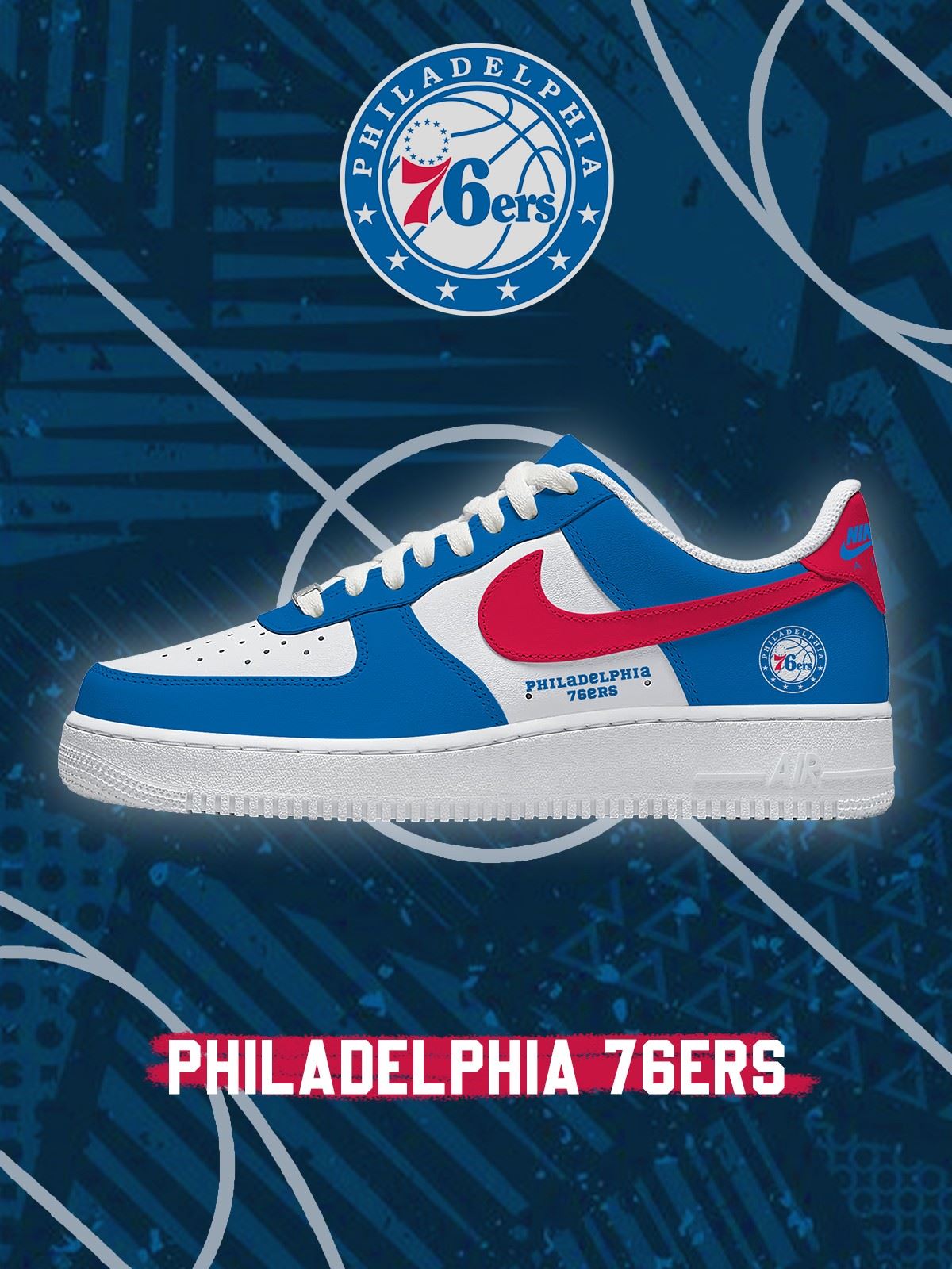Philadelphia Basketball Custom Sneakers