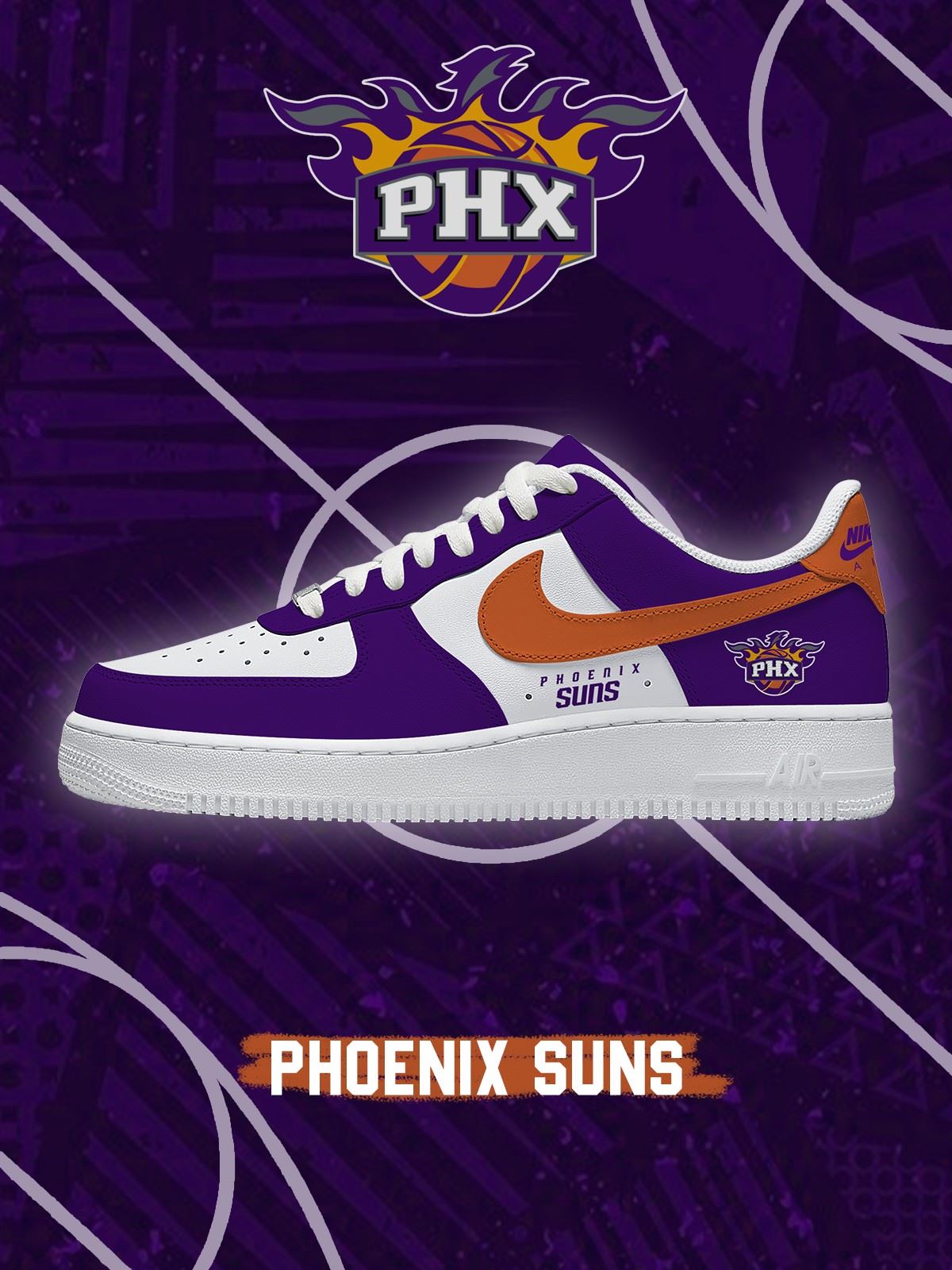 Phoenix Basketball Custom Sneakers