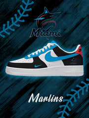 Miami Baseball Custom Sneakers