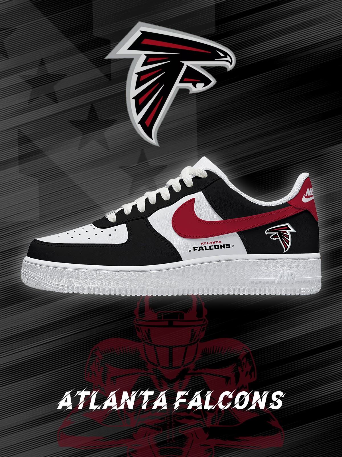 Atlanta Football Custom Sneakers