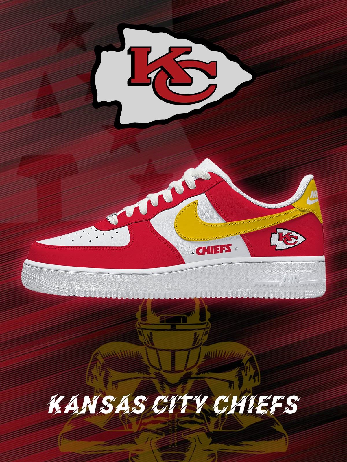 Kansas City Football Custom Sneakers