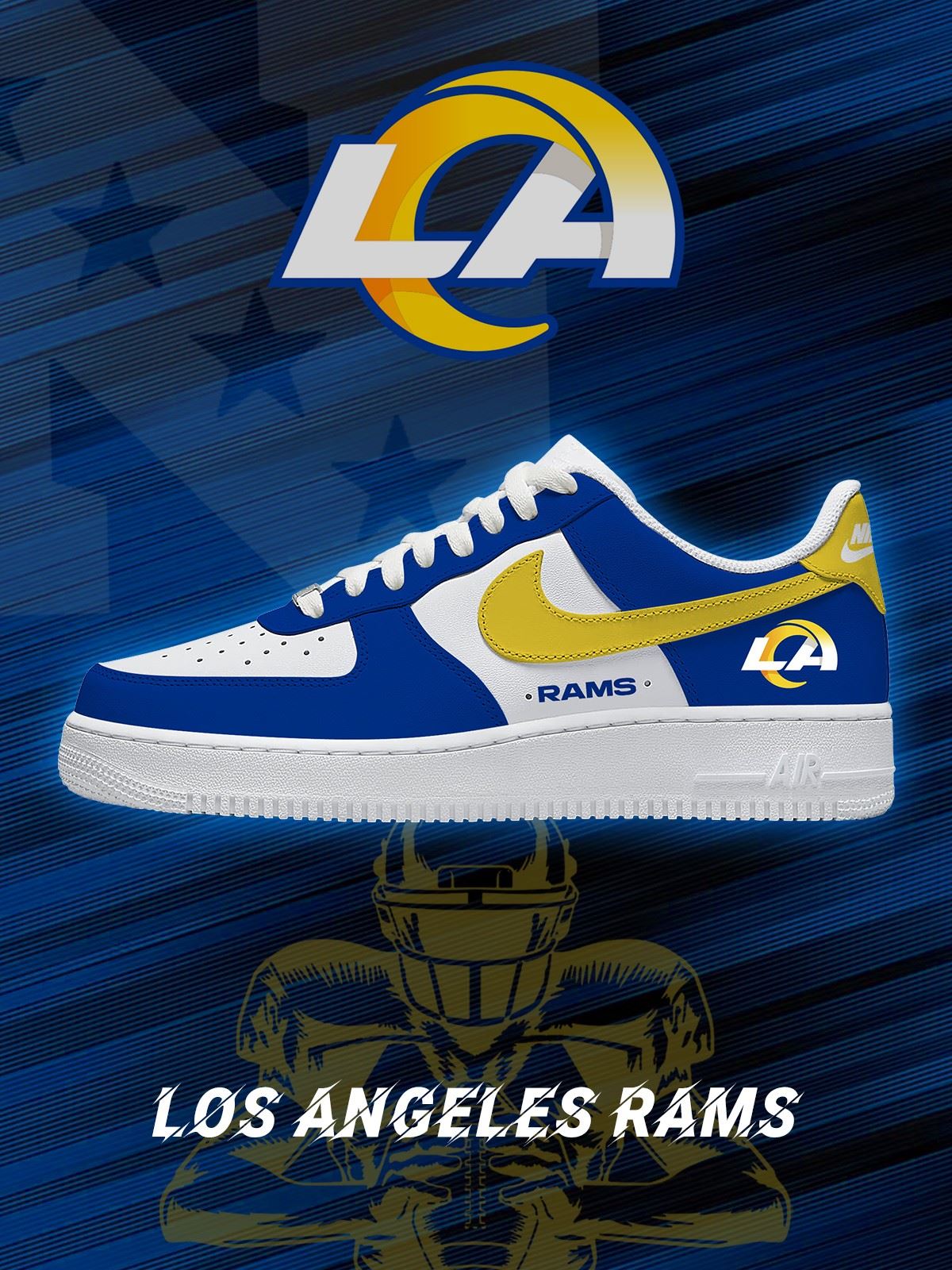 Los Angeles Football Custom Sneakers