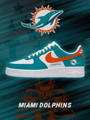 Miami Football Custom Sneakers