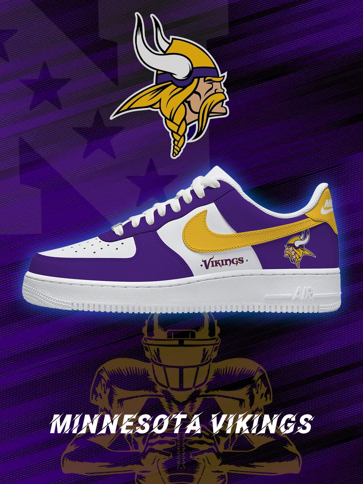 Minnesota Football Custom Sneakers