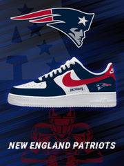 New England Football Custom Sneakers