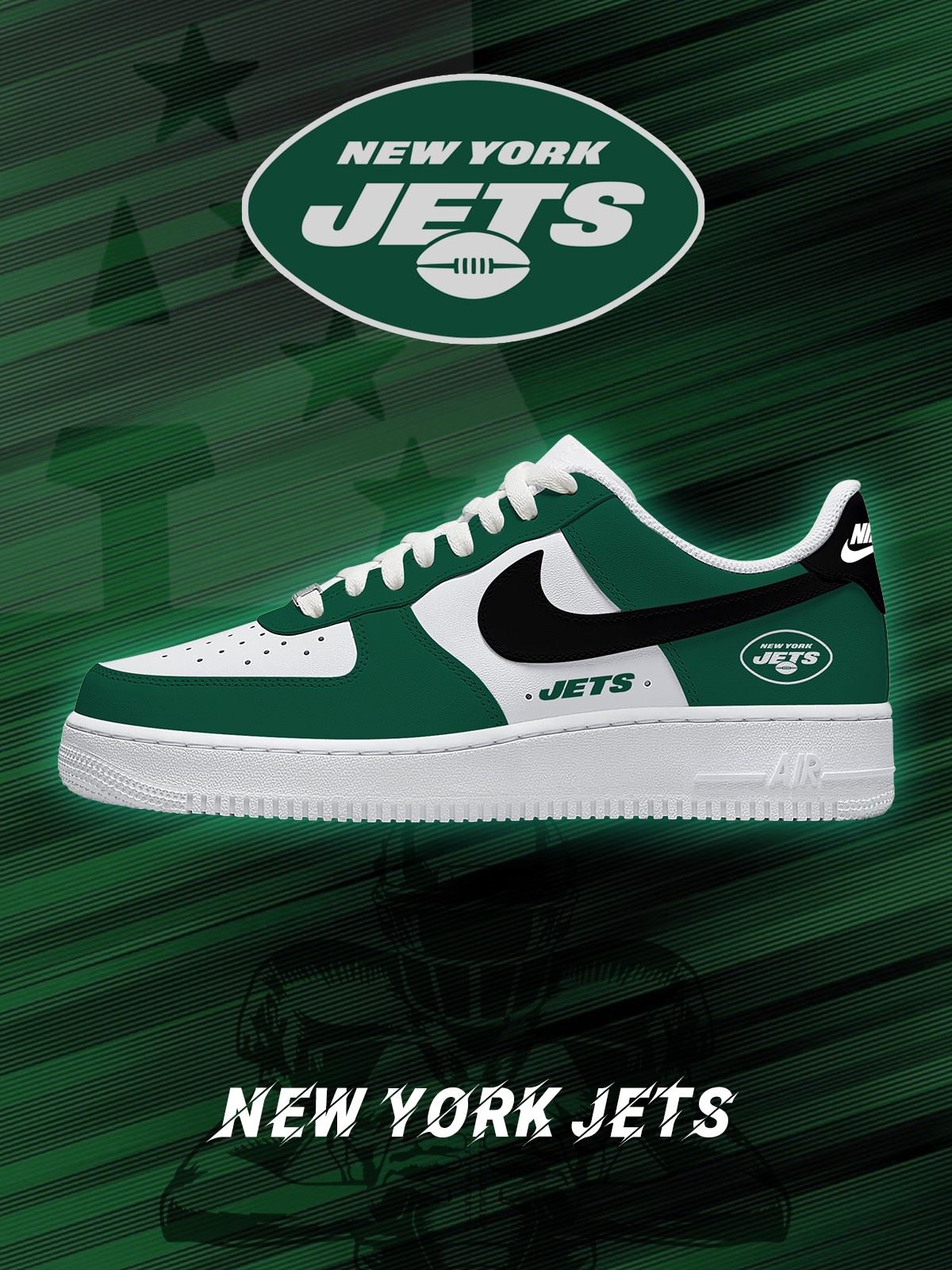 New York Football Custom Sneakers