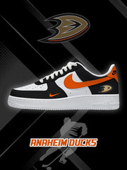 Anaheim Hockey Custom Sneakers