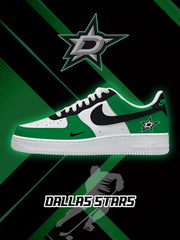Dallas Hockey Custom Sneakers