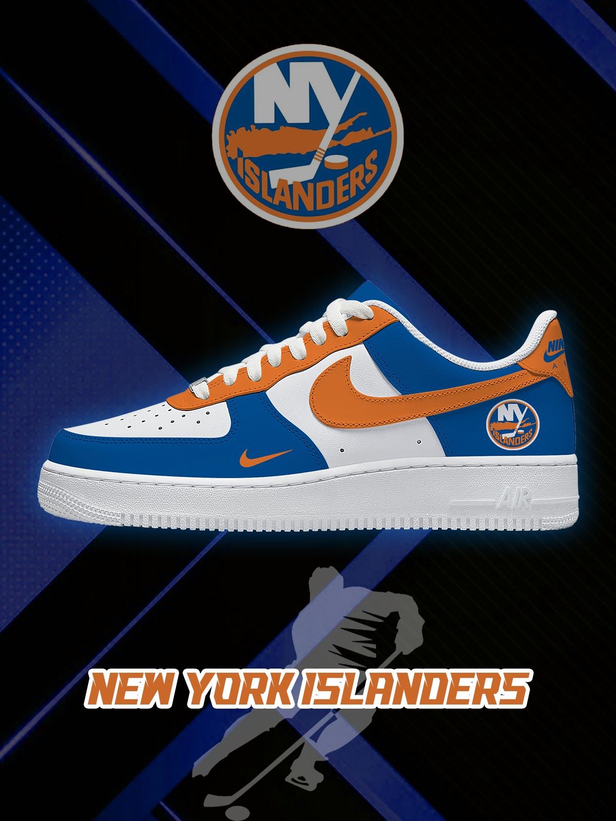 New York Hockey Custom Sneakers