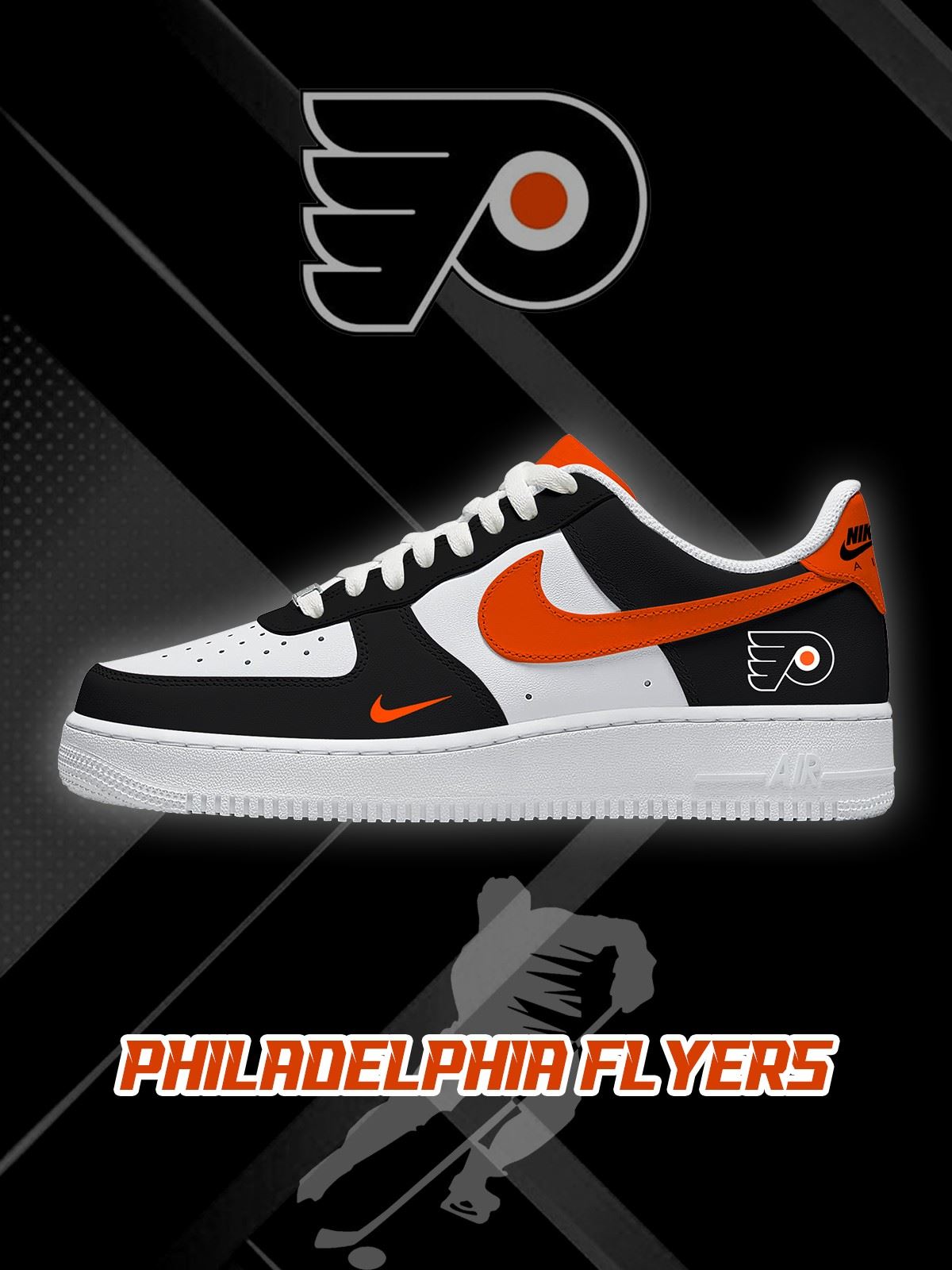 Philadelphia Hockey Custom Sneakers