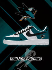 San Jose Hockey Custom Sneakers