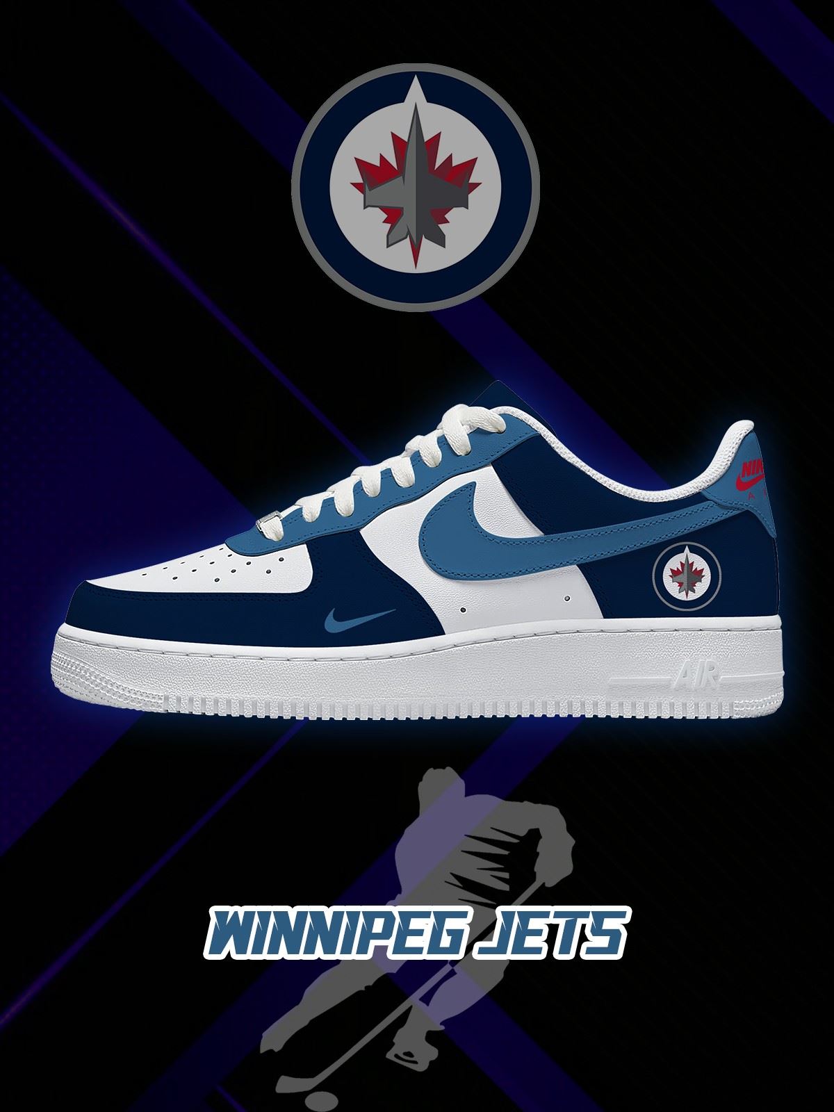 Winnipeg Hockey Custom Sneakers
