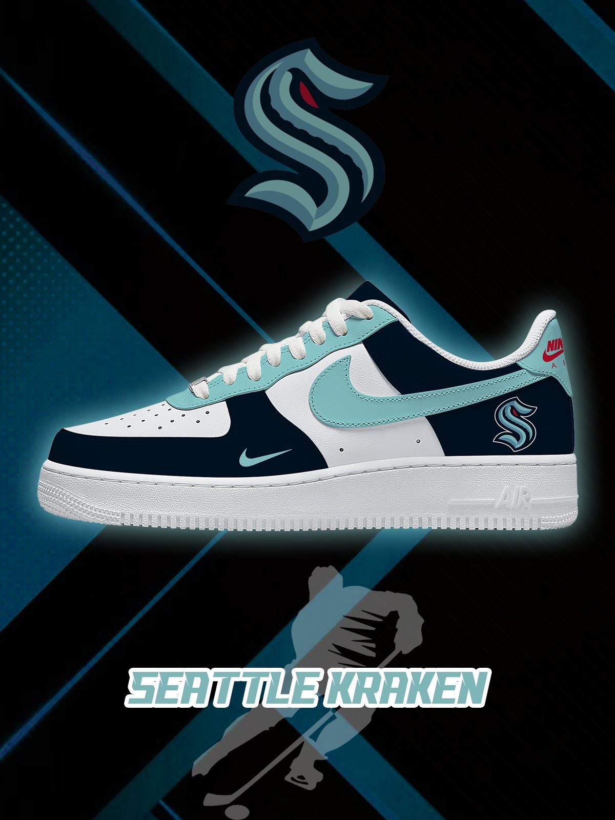 Seattle Hockey Custom Sneakers