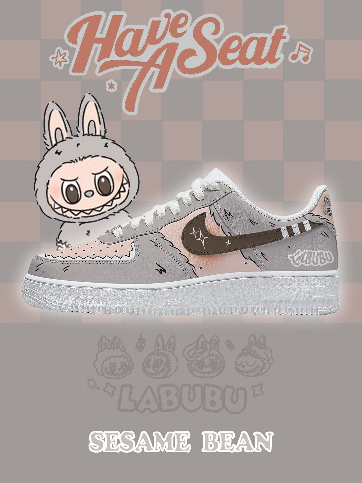 Baskets personnalisées Sesame Bean V. 2