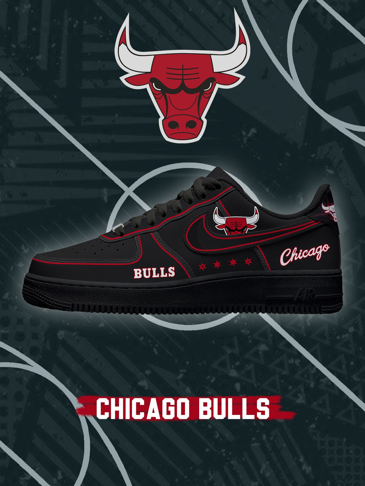 Chicago Basketball V.4 Custom Sneakers