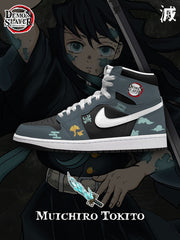 Baskets montantes personnalisées Muichiro Tokito V. 1