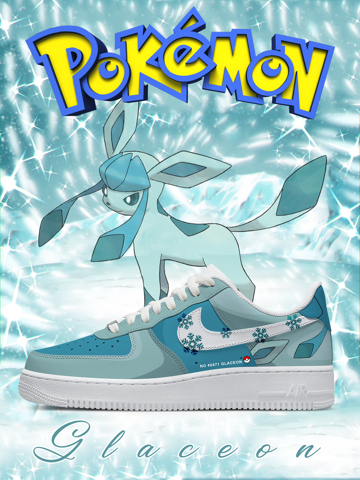 Nr. 0471 Glaceon Custom Sneakers
