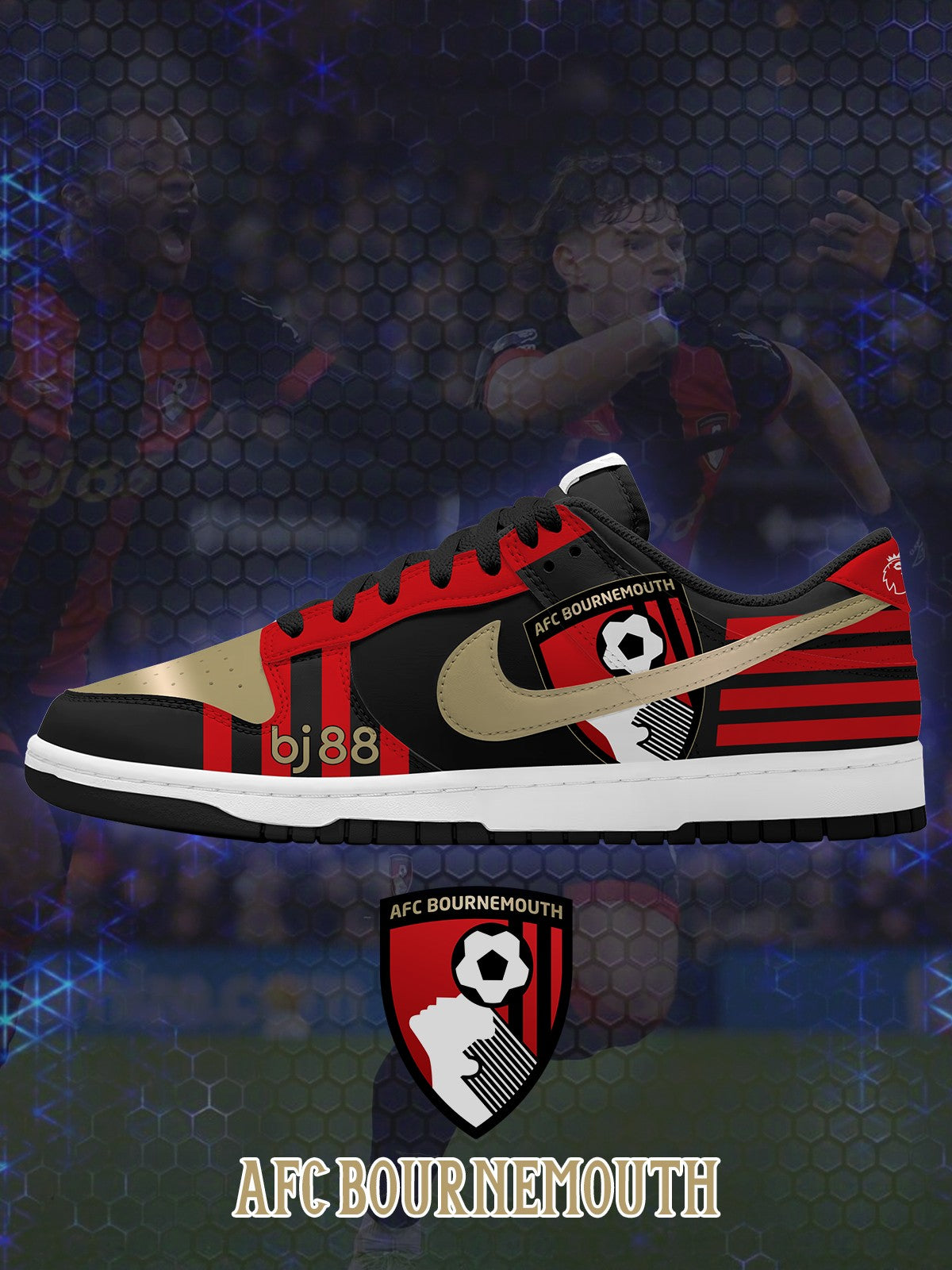 Bournemouth V.1 Custom Court-Low Sneakers