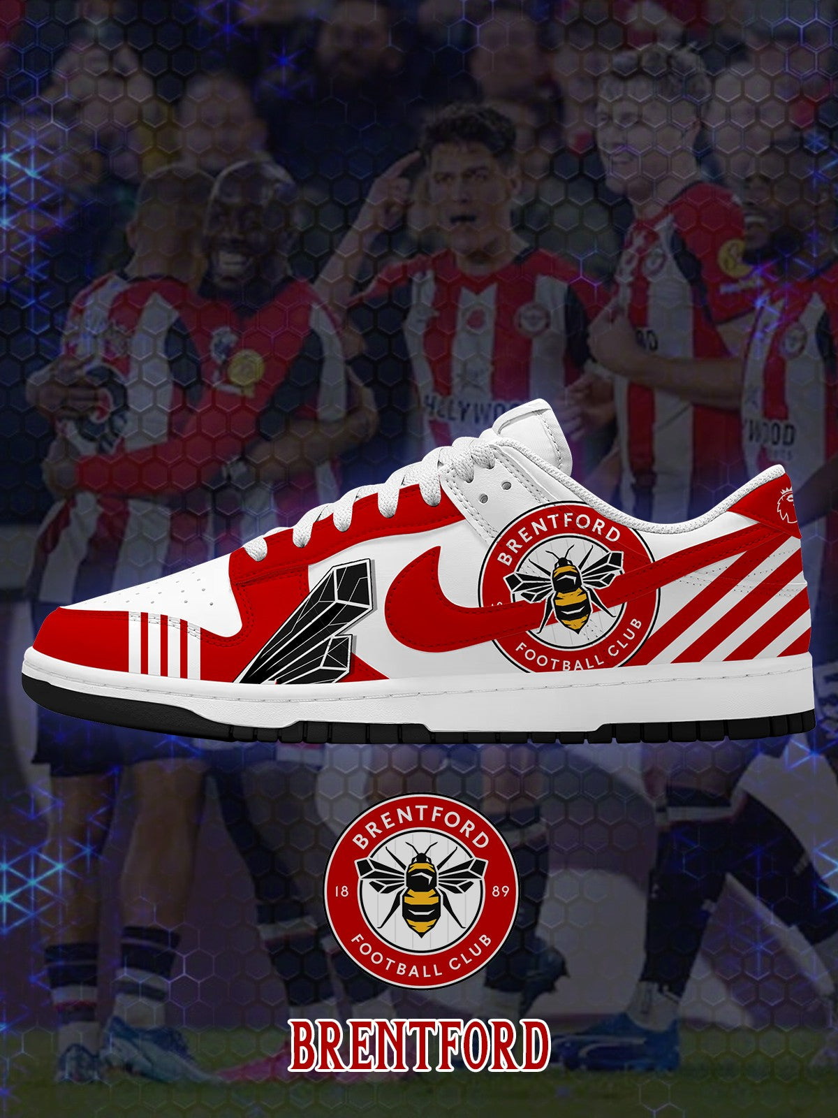 Brentford V.1 Custom Court-Low Sneakers