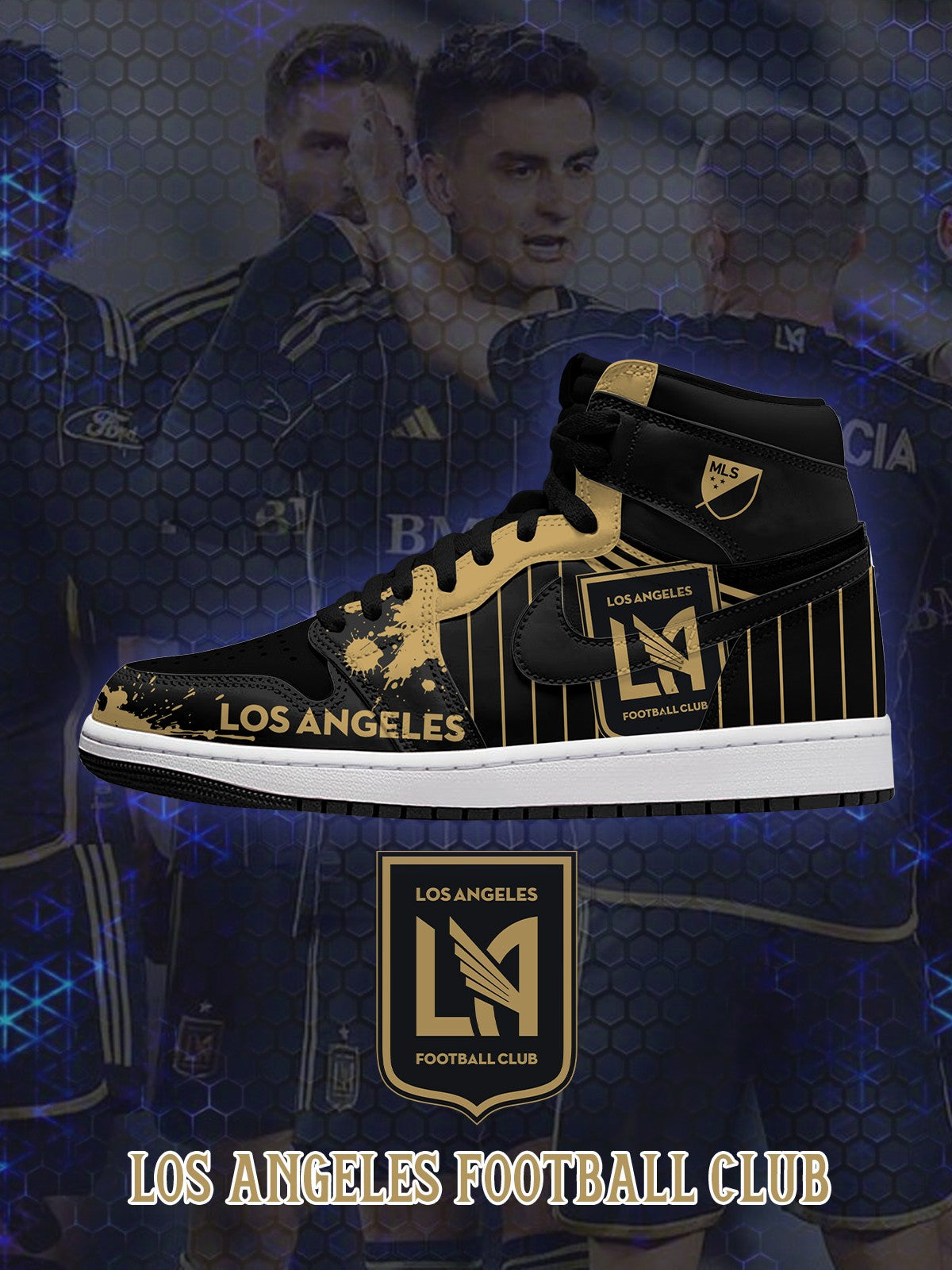 Los Angeles V.1 Custom High-Top Sneakers
