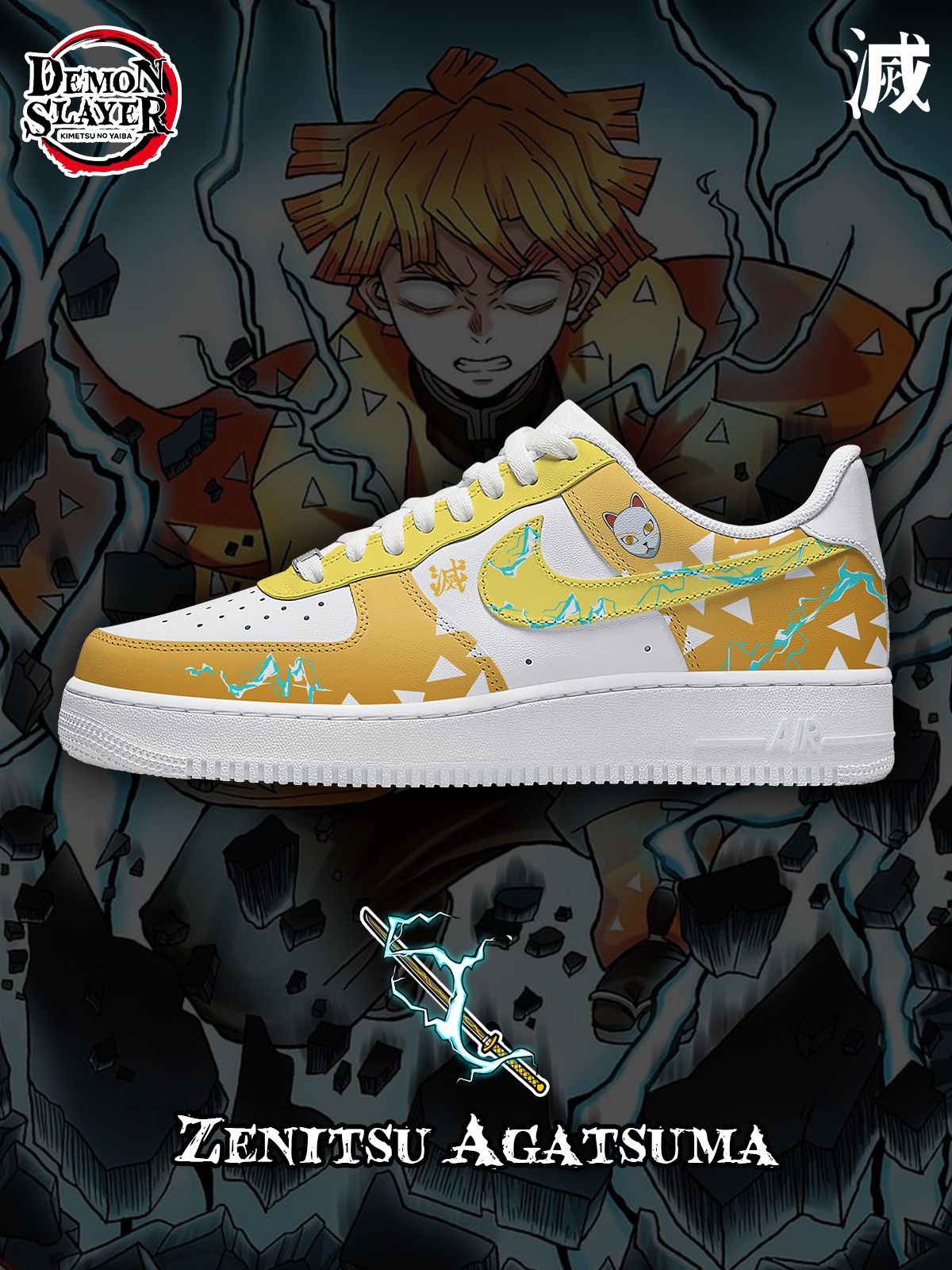 Zenitsu Agatsuma V.1 Custom Sneakers