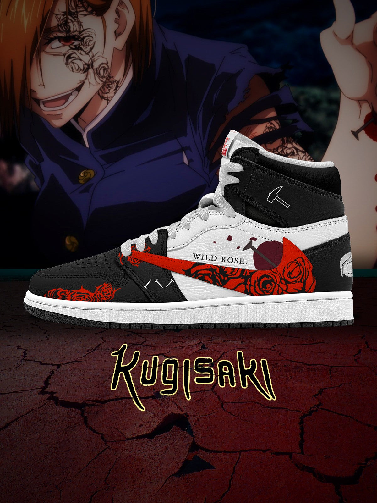 Nobara Kugisaki V.1 Custom TS High Sneakers