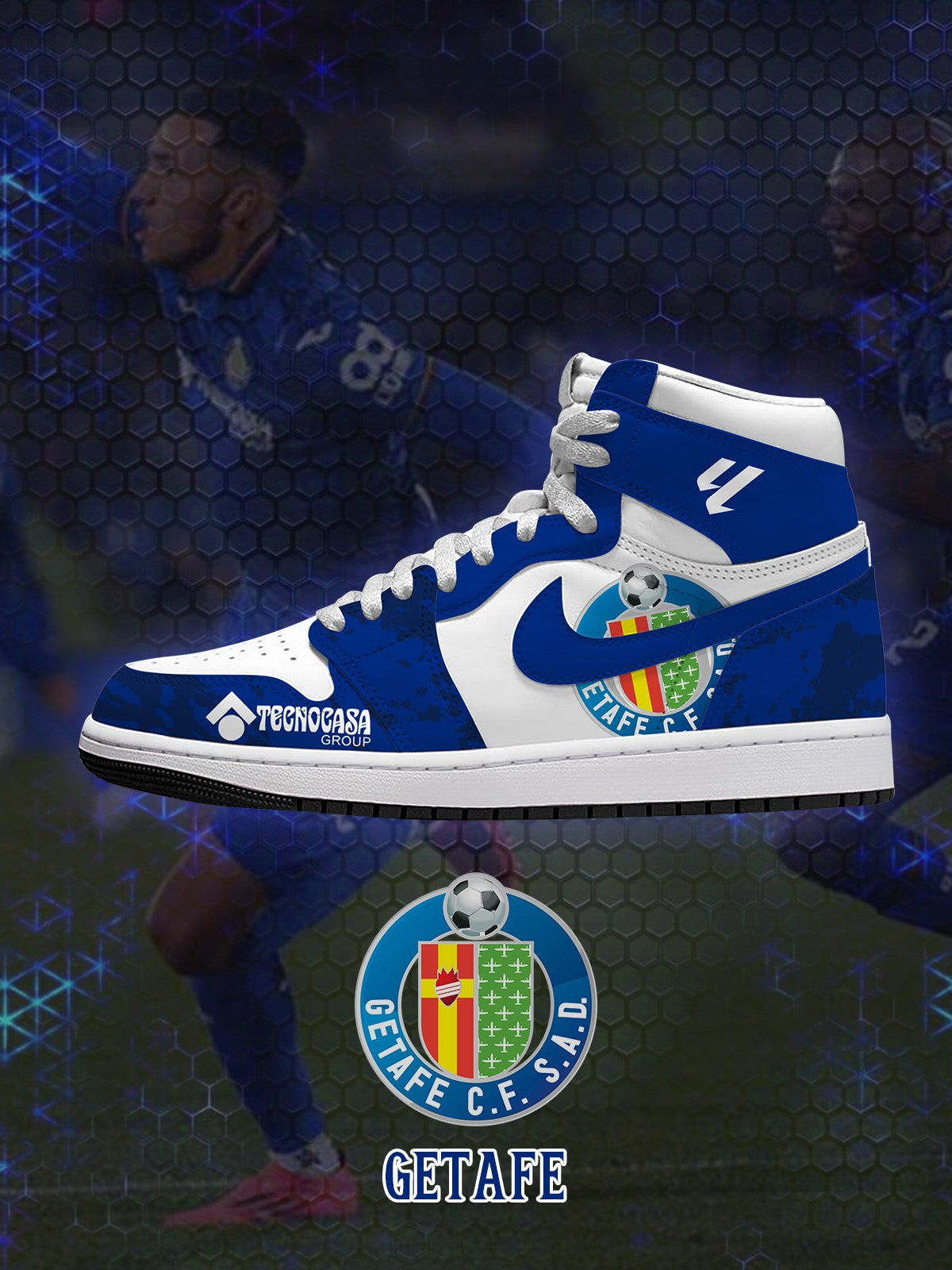 Zapatillas altas personalizadas Getafe V.1