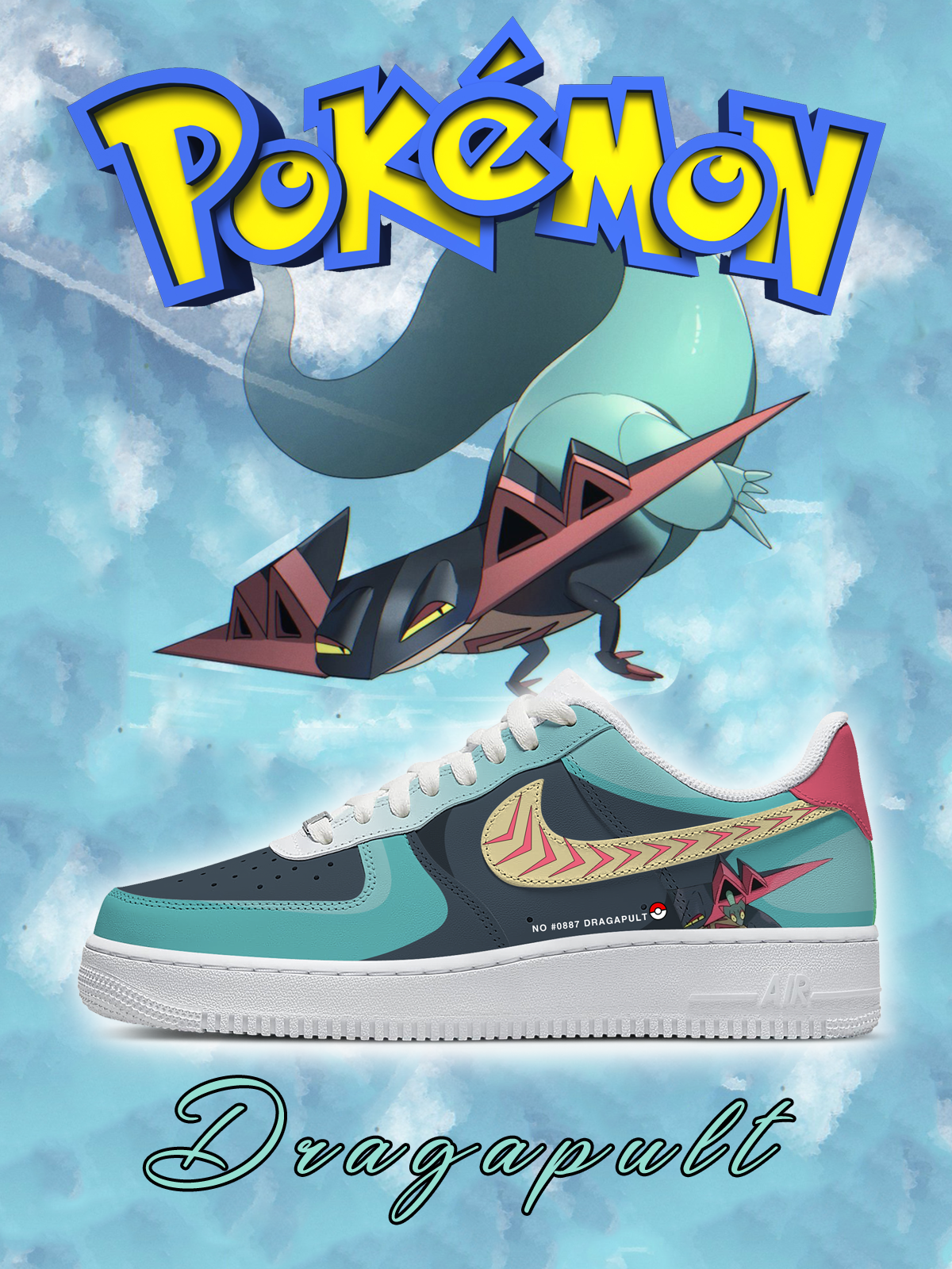 Nr. 0887 Dragapult Custom Sneakers