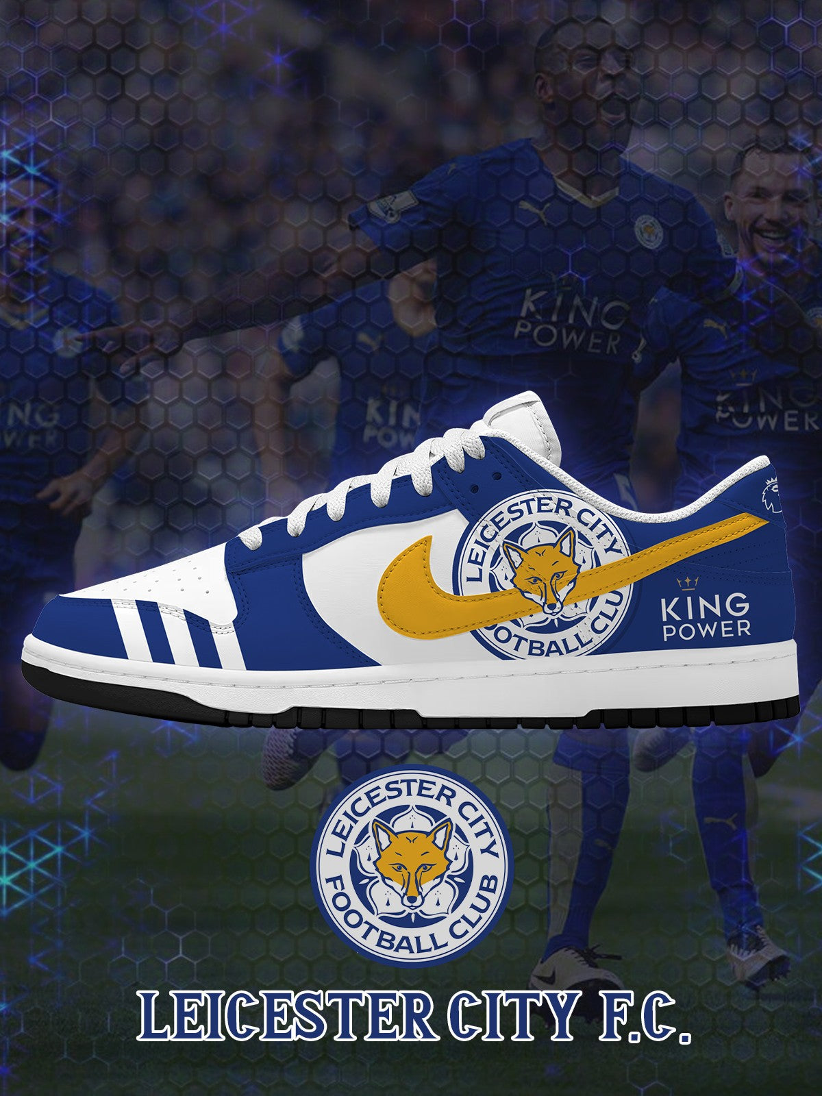 Zapatillas de corte bajo personalizadas Leicester V.1