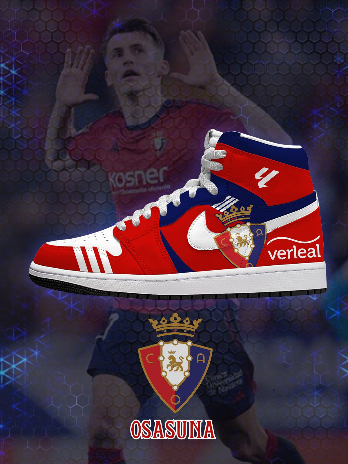 Osasuna V.1 Custom High-Top Sneakers