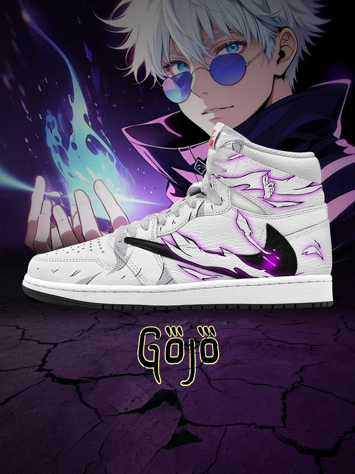 Satoru Gojo V.6 Custom TS High Sneakers