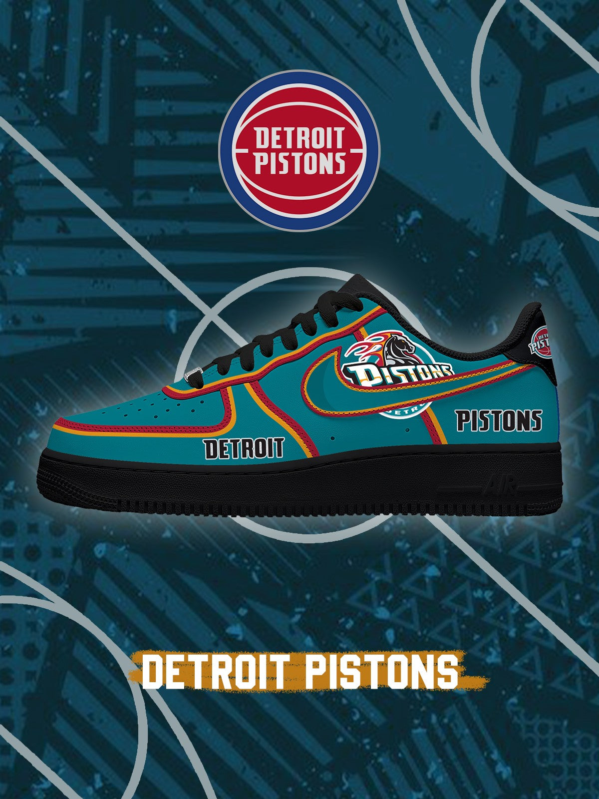 Detroit Basketball V.4 Custom Sneakers