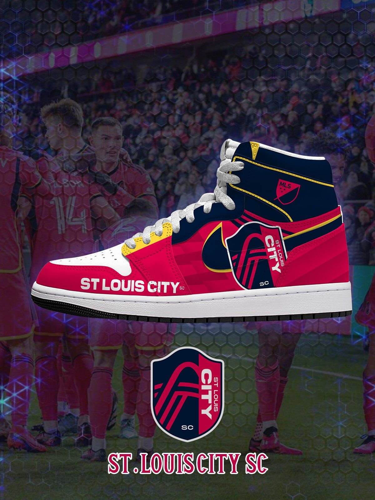 St. Louis V.1 Custom High-Top Sneakers