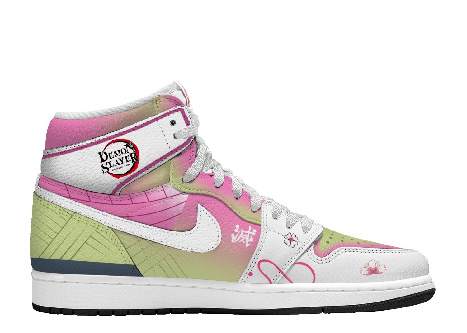 Mitsuri Kanroji V. 1 Baskets montantes TS personnalisées