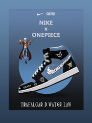 Trafalgar D. Wassergesetz V.1 Maßgefertigte High-Top-Sneaker