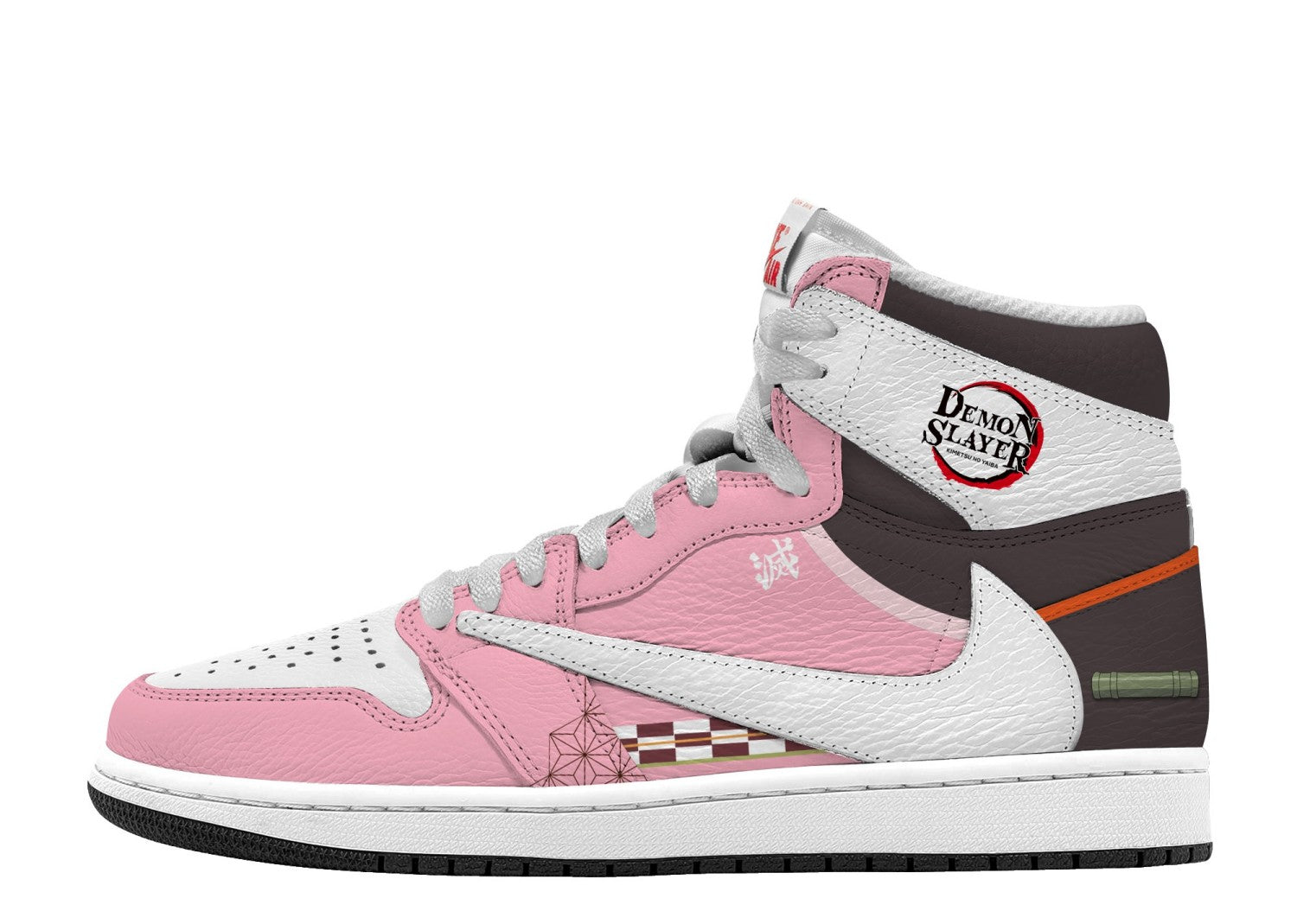 Nezuko Kamado V. 1 Baskets montantes TS personnalisées
