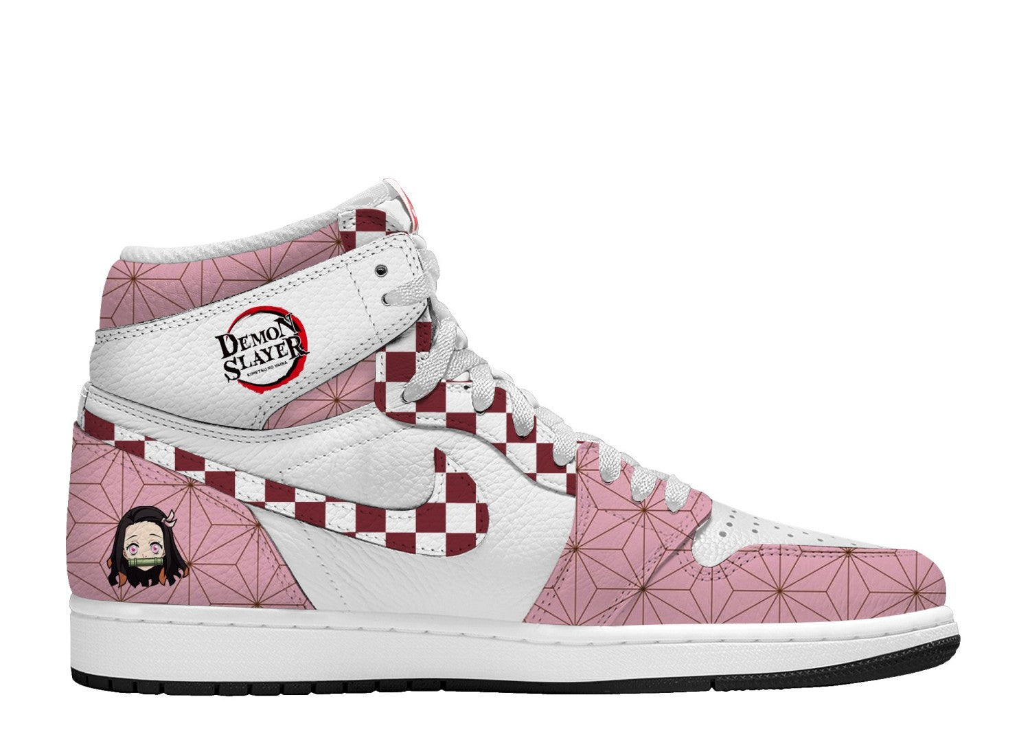Nezuko Kamado V. 2 Baskets montantes TS personnalisées