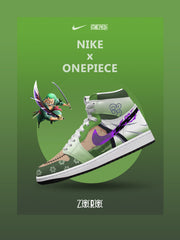 Zoro V.2 Custom High-Top Sneakers