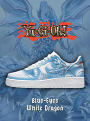 Ténis personalizado Dragão Branco de Olhos Azuis V.1