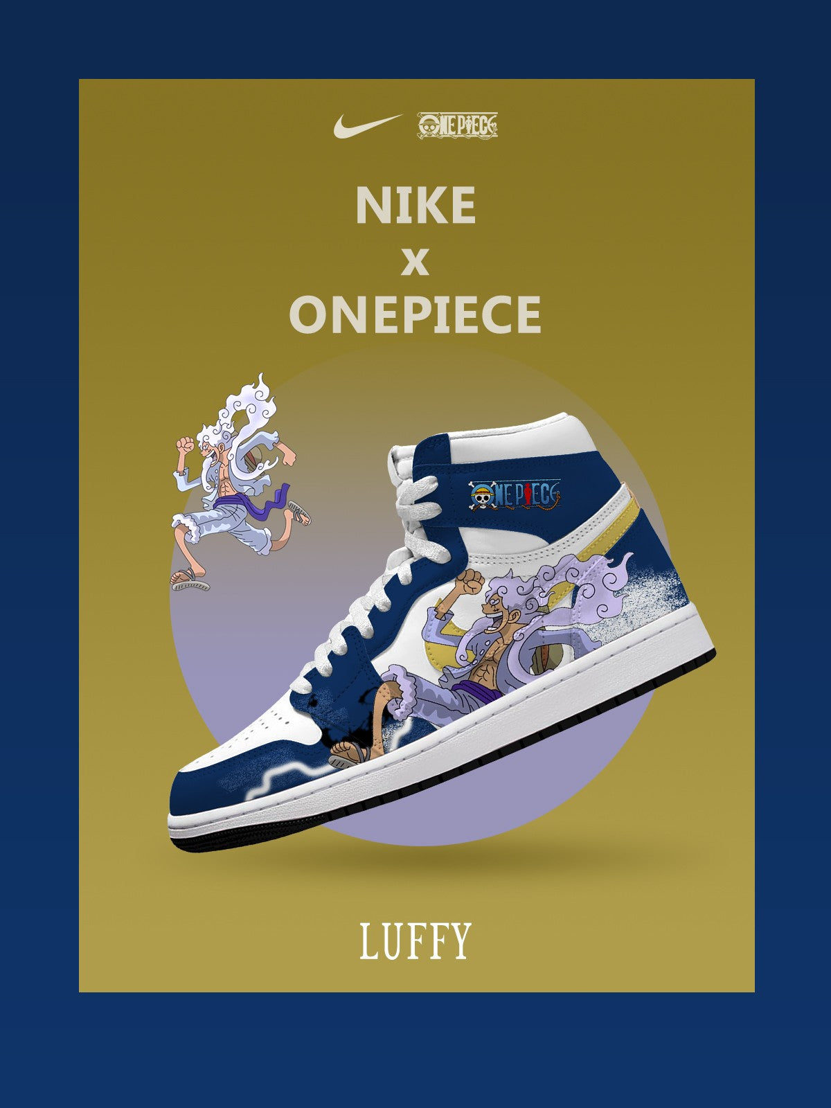 Monkey D. Luffy V.9 Custom High-Top Sneakers
