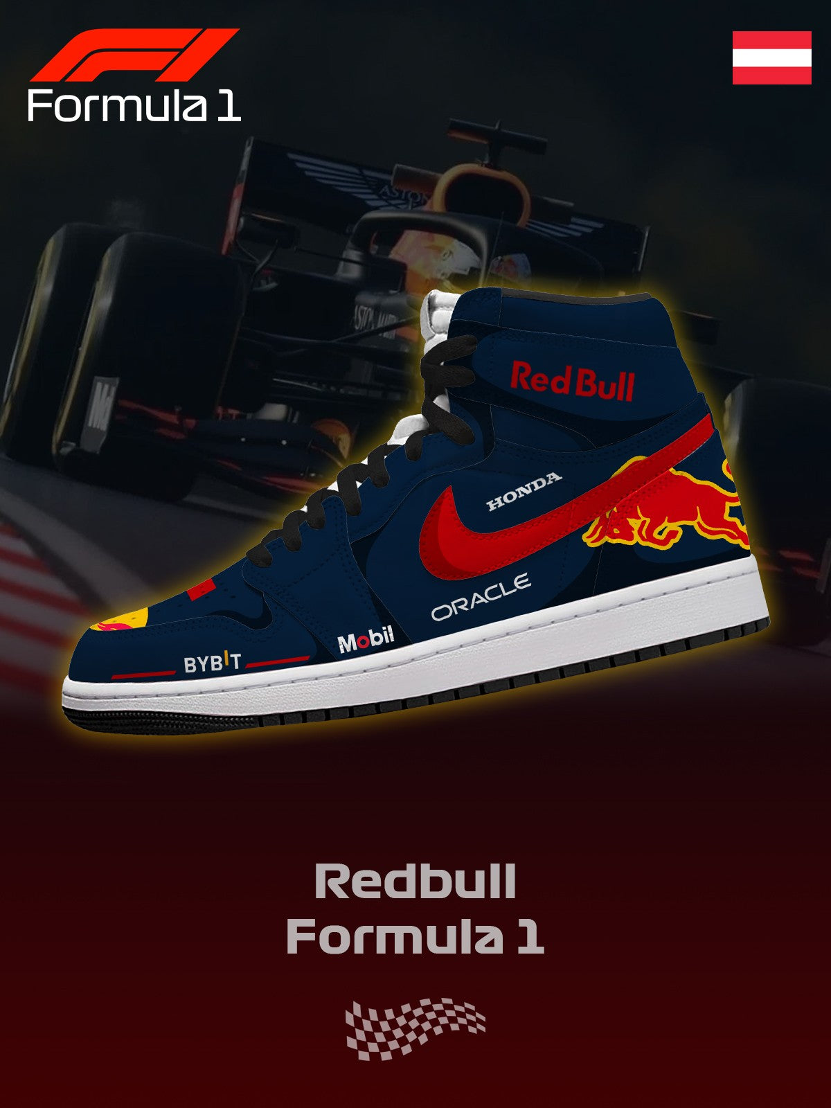 RB F.1 V.1 Custom High-Top Sneakers