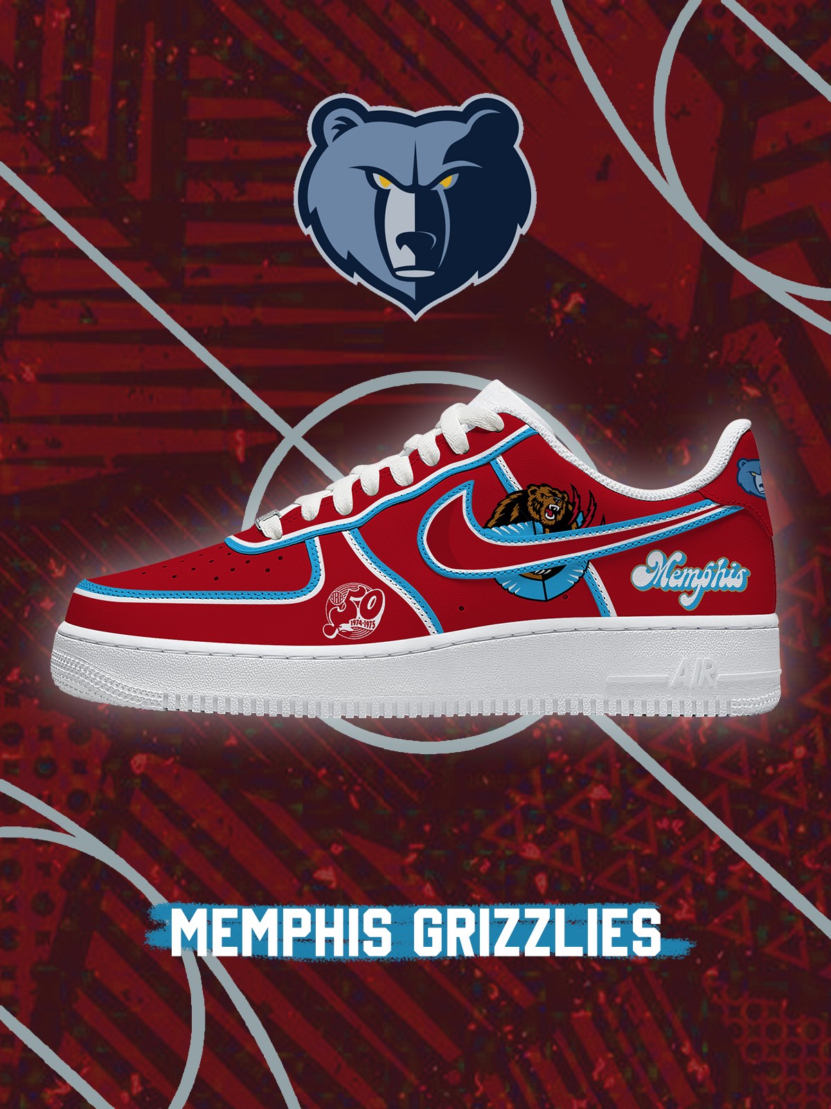 Zapatillas personalizadas Memphis Basketball V.2