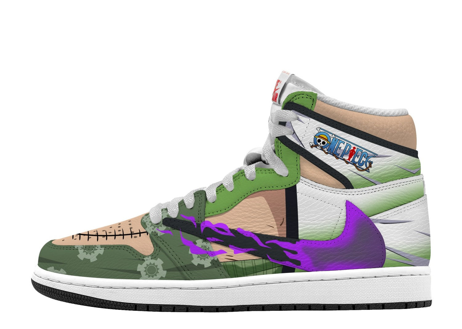 Roronoa Zoro V.2 Custom TS High Sneakers