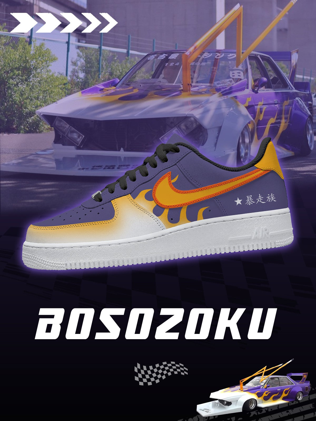 Ténis personalizados Bosozoku V.1