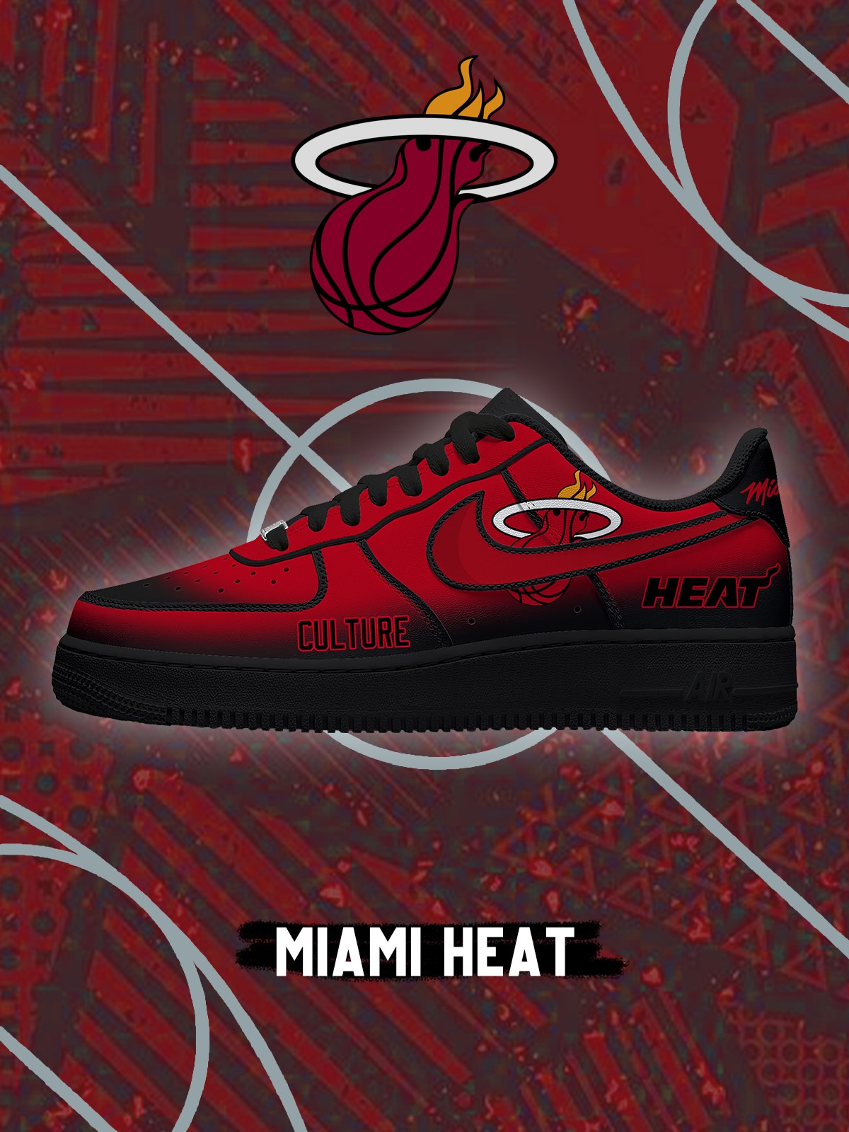 Miami Basketball V.2 Custom Sneakers